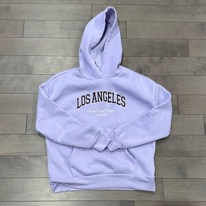 Rebel Sugar Light Purple Los Angeles Hoodie